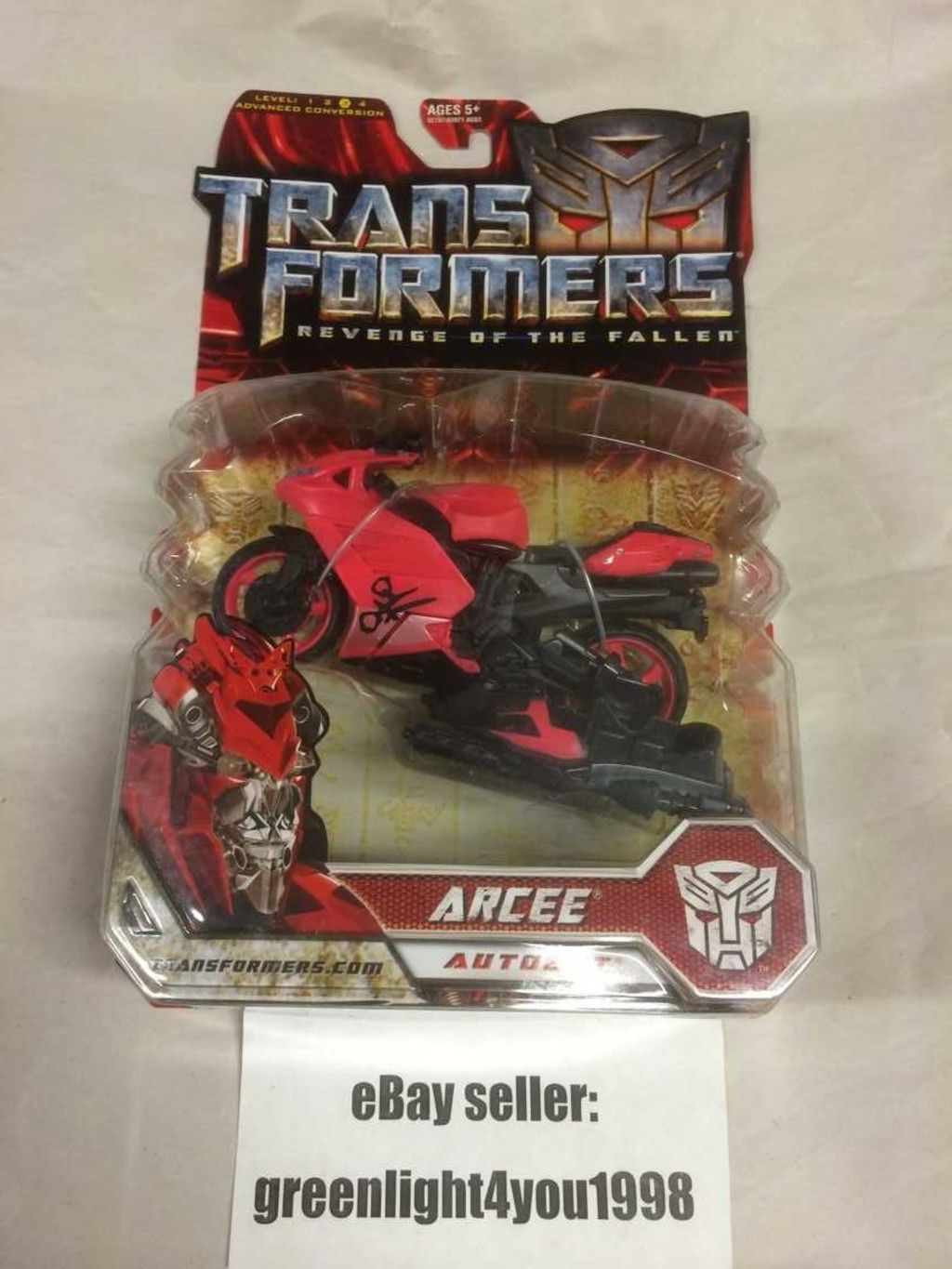 Transformers Revenge of the Fallen Deluxe ARCEE Decepticon Action Figure - Click Image to Close